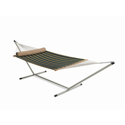 Twotree Hammocks Large Quilted Fabric Hammock with Stand