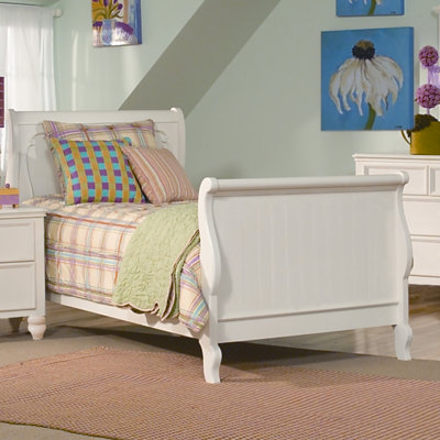 Legacy Classic Furniture Summer Breeze Scroll Top Low Poster Bed
