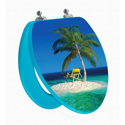 Topseat 3D Series Elongated Beach Toilet Seat