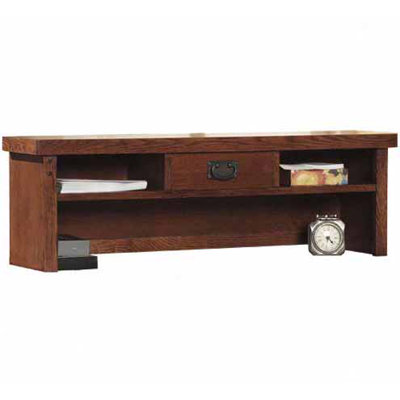 kathy ireland Home by Martin Furniture Mission Pasadena Office 13.25" H x 42" W Desk Hutch