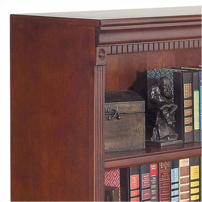 kathy ireland Home by Martin Furniture Huntington Club 48" H Four Shelf Bookcase