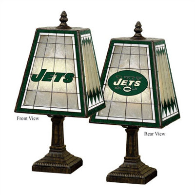 The Memory Company NFL 14" Art Glass Table Lamp