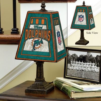 The Memory Company NFL 14" Art Glass Table Lamp