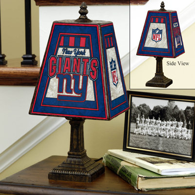 The Memory Company NFL 14" Art Glass Table Lamp