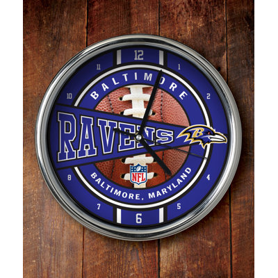 The Memory Company NFL Chrome Clock