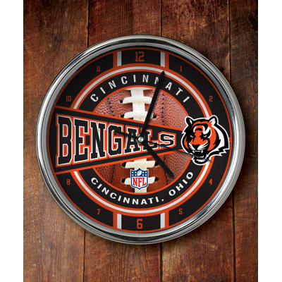 The Memory Company NFL Chrome Clock