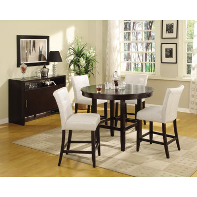Modus Furniture Bossa 5 Piece Counter Height Dining Set