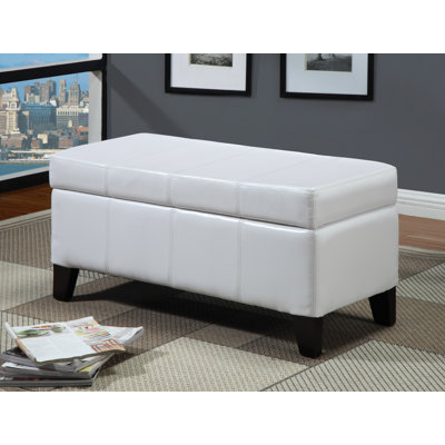 Modus Furniture Urban Seating Leatherette Bedroom Storage Ottoman