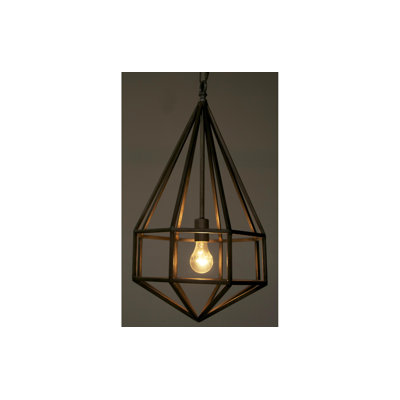 Noir Diamond 1 Light Foyer Pendant