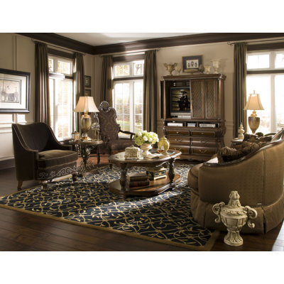 Michael Amini Sovereign High Back Chair