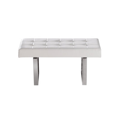 Sunpan Modern Urbano Faux Leather Bench