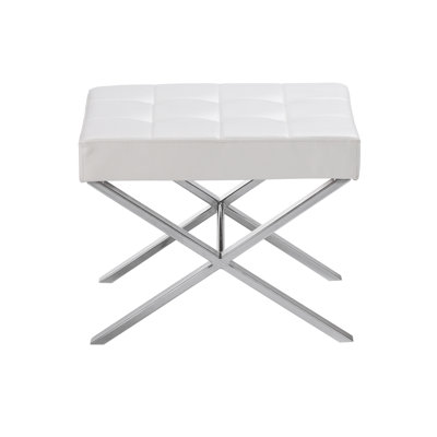 Sunpan Modern Mercer Faux Leather Bench