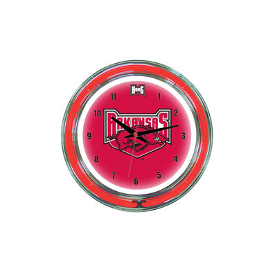 Wave 7 NCAA 14" Team Neon Wall Clock