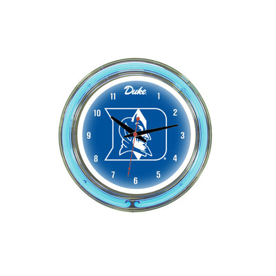 Wave 7 NCAA 14" Team Neon Wall Clock
