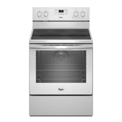 Whirlpool 6.2 cu. ft. Aqualift Self-Clean Technology Electric Range