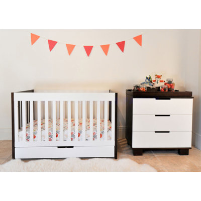 babyletto Mercer 3-in-1 Convertible Crib with Toddler Rail