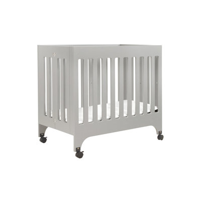 babyletto Grayson Mini Crib with Pad and Mini Crib Mattress