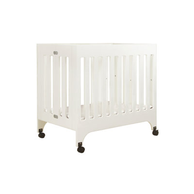 babyletto Grayson Mini Crib with Pad and Mini Crib Mattress
