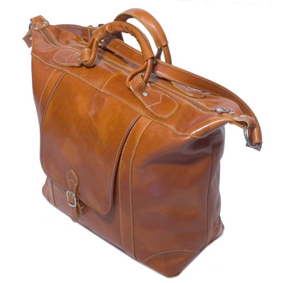 Floto Imports 16" Tack Leather Travel Duffel