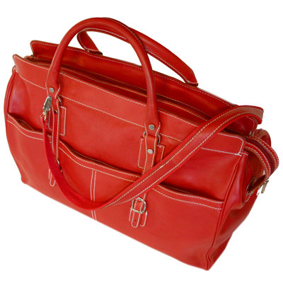 Floto Imports Casiana 21" Leather Travel Duffel