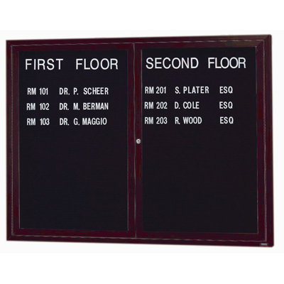 AARCO Enclosed Directory Cabinet