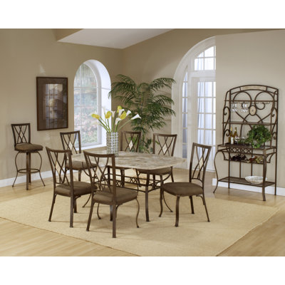 Hillsdale Furniture Brookside 7 Piece Dining Set