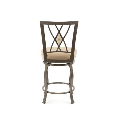 Hillsdale Furniture Brookside Diamond Back Swivel Counter Stool