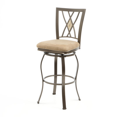 Hillsdale Furniture Brookside Diamond Back Swivel Bar Stool