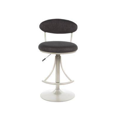Hillsdale Furniture Swivel Bar Stool - Venus Adjustable Faux Suede