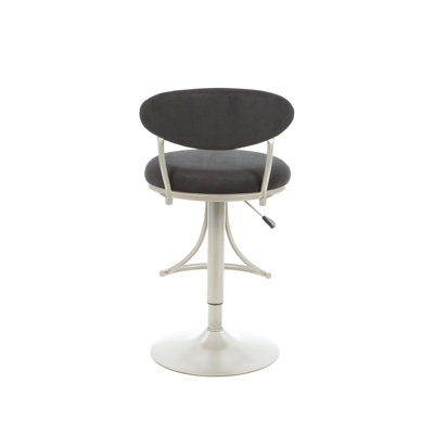 Hillsdale Furniture Swivel Bar Stool - Venus Adjustable Faux Suede