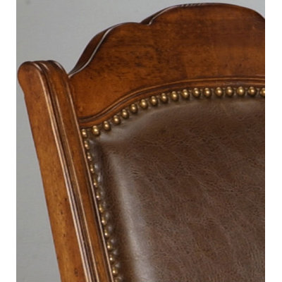 Hillsdale Furniture Nassau Swivel Leather Game Bar Stool