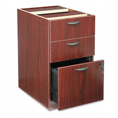 Basyx by HON Laminated Under-Desk Pedestal File with Lock