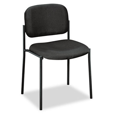 Basyx by HON Four-High Stacking Fabric Chair with Leg Base