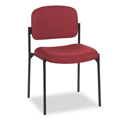 Basyx by HON Four-High Stacking Fabric Chair with Leg Base
