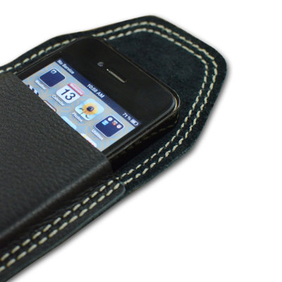 Falcon Gray Leather iPhone Case