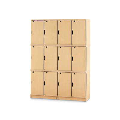 Jonti-Craft Triple Stack Lockable Lockers with Optional Master Key