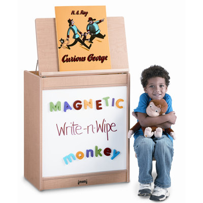 Jonti-Craft Magnetic Write-N-Wipe Big Book Easel