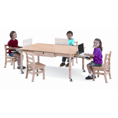 Jonti-Craft Locking Laptop Table