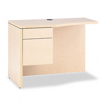 HON 10500 Curved Corner Workstation 29.5" H x 42" W Left Side Desk Return