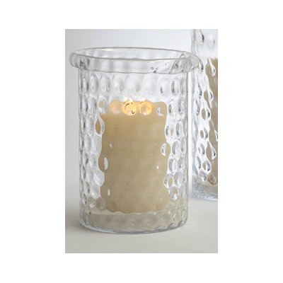 Global Views Honeycomb Glass Hurricane