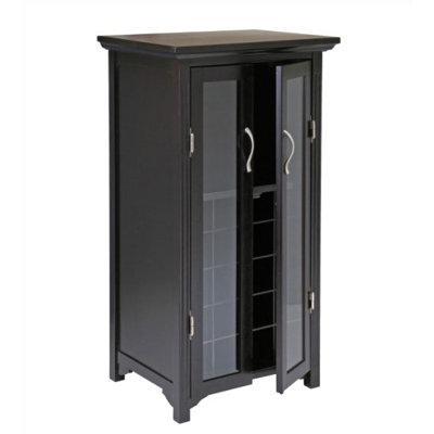 Winsome Espresso 20 Bottle Wine Cabinet