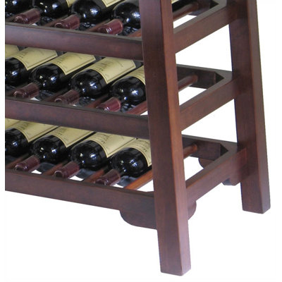 Winsome Chinois Console 25 Bottle Wine Rack