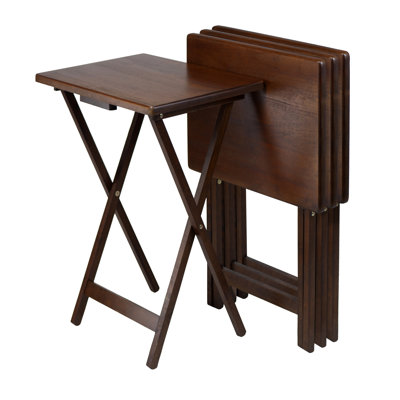 Winsome Rectangular TV Table (Set of 4)