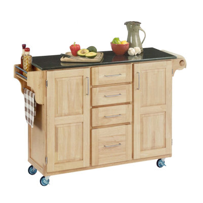 Home Styles Kitchen Cart with Granite Top