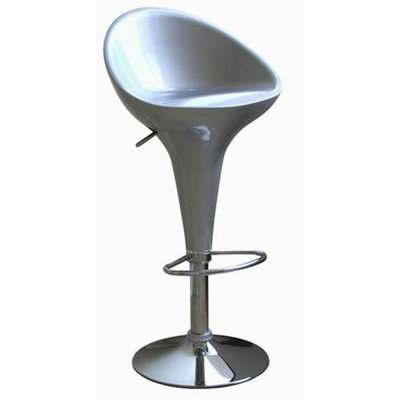 Wholesale Interiors Lucilius Mid-back Adjustable Swivel Barstool (Set of 2)
