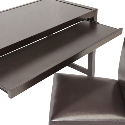 Wholesale Interiors Baxton Studio Mesa Computer Desk and Parson Chair Set