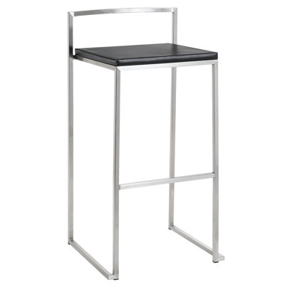Nuevo Genoa Counter Stool in Black