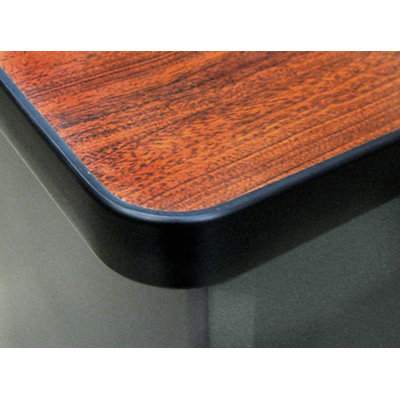 Marvel Office Furniture Pronto Contemporary Single Pedestal Office Computer Desk