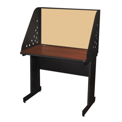 Marvel Office Furniture Pronto Laminate Desk Carrel with Modesty Panel Back