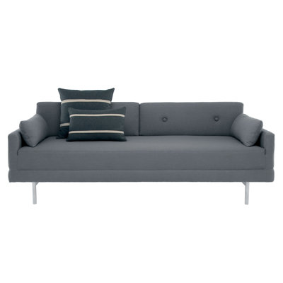 Blu Dot One Night Stand Convertible Sofa with Optional Accent Pillows